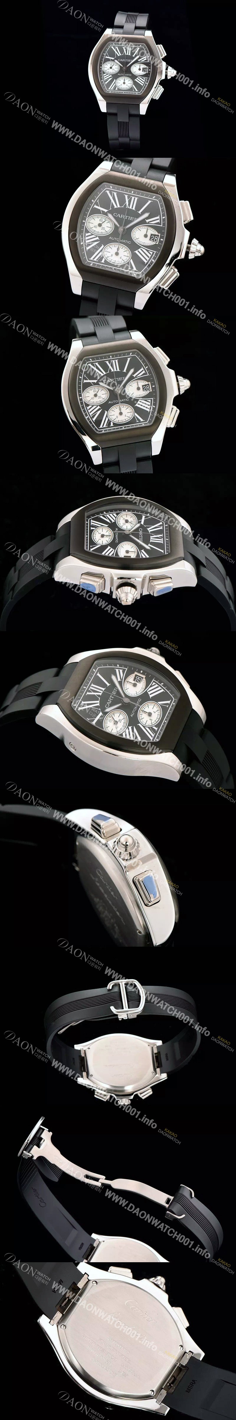 홍콩명품 [까르띠에] 남성용 로드스터 크로노그래프 다이얼 CAR0311