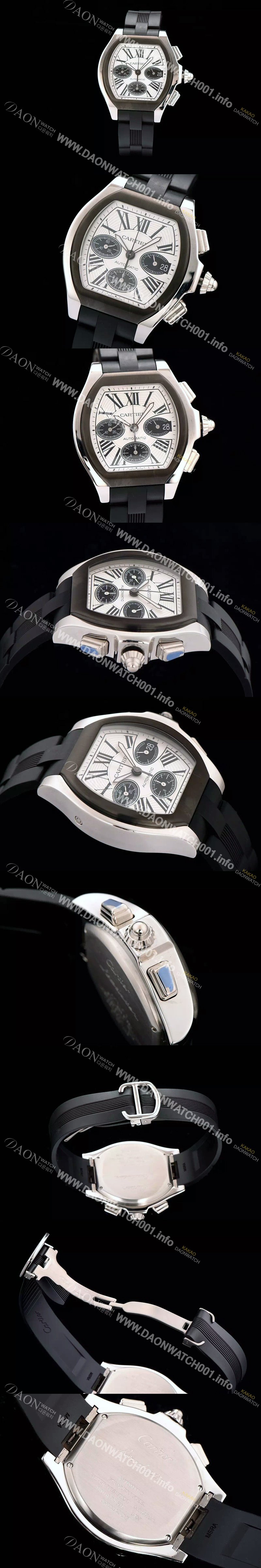 홍콩명품 [까르띠에] 남성용 로드스터 크로노그래프 다이얼 CAR0300