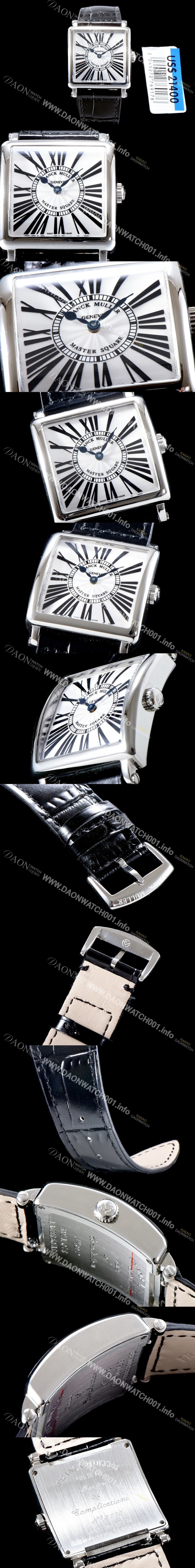 홍콩명품 [프랭크뮬러] 여성용 마스터 스퀘어6002 L QZ V 화이트 다이얼 스위스 정품 쿼츠 무브먼트 FRA0405