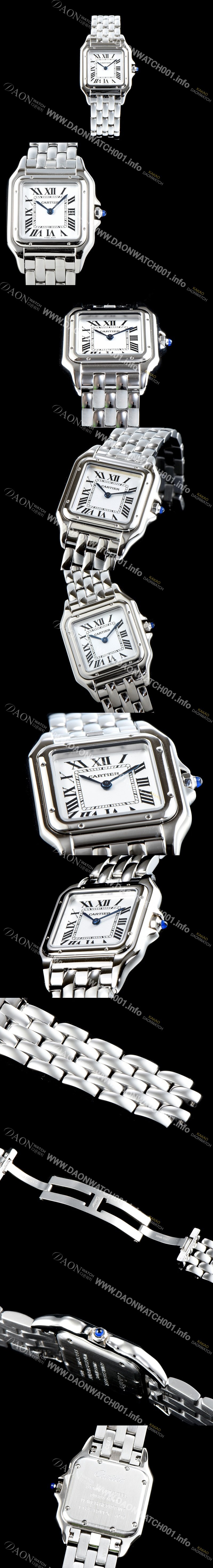 홍콩명품 [까르띠에] 남성용 여성들 위한 아이콘!! 팬더 드 까르띠에 워치 WSPN0007 GF 미듐 모델 스틸 화이트 다이얼 브레이슬릿 일본 수입산 쿼츠 무브먼 CAR0010