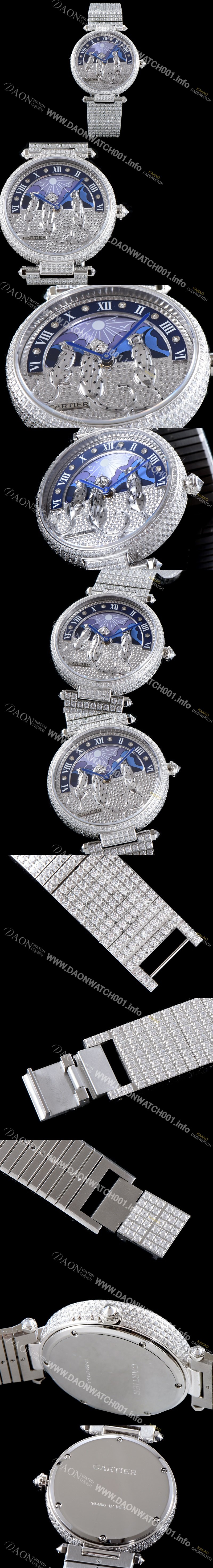 홍콩명품 [까르띠에] 남성용 레브 드 팬더 워치!! HPI00931 매뉴팩처 다이얼 브릴리언트 컷 다이아몬드 스위스 쿼츠 무브먼 CAR4043