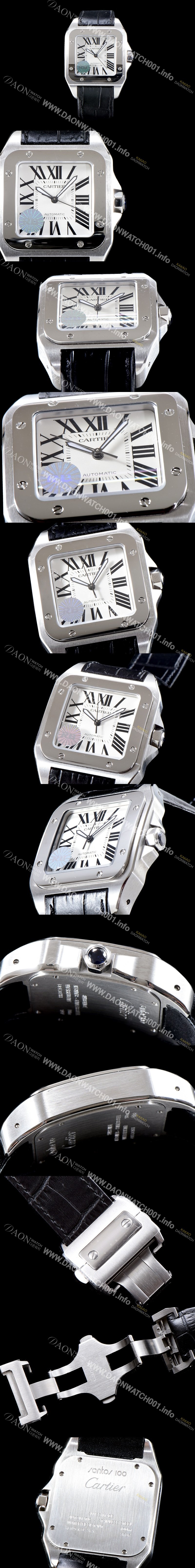 홍콩명품 [까르띠에] 남성용 904L 신형스틸-ETA 2892-2 UP!! 산토스 100 워치 W20073X8 라지 모델 크림빛 신형 다이얼 오토매틱 무브먼트 CAR4001