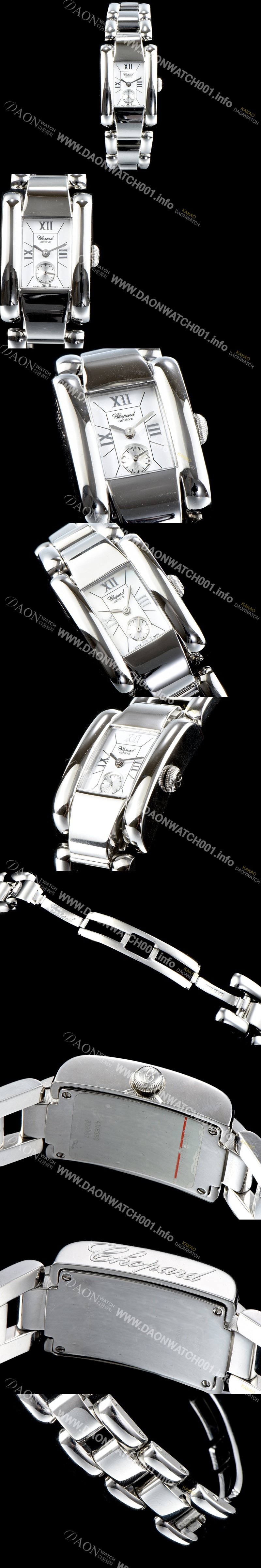 홍콩명품 [쇼파드] 여성용 라 스트라다 스위스 쿼츠 화이트 베젤 실버다이얼 CHO0413