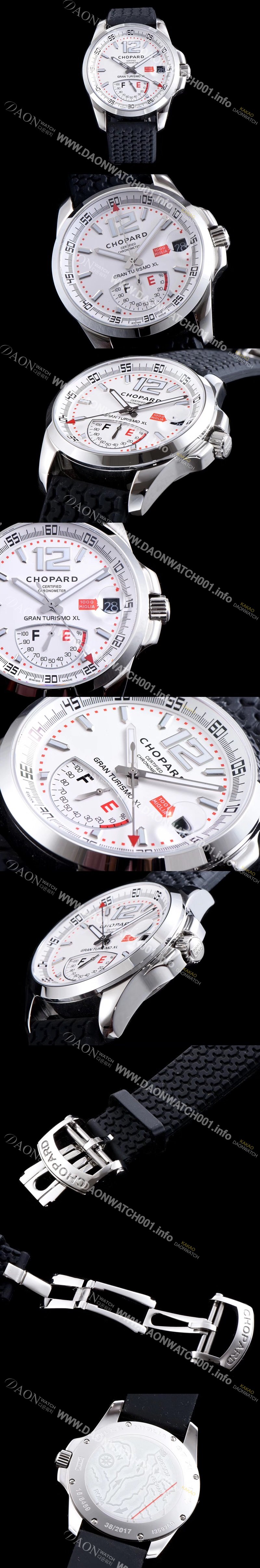 홍콩명품 [쇼파드] 남성용 클레식 레이싱 168457-3002 밀레 밀레밀리아 1000 모델 화이트 다이얼 ETA 2824-2오토매틱 무브먼 CHO0242