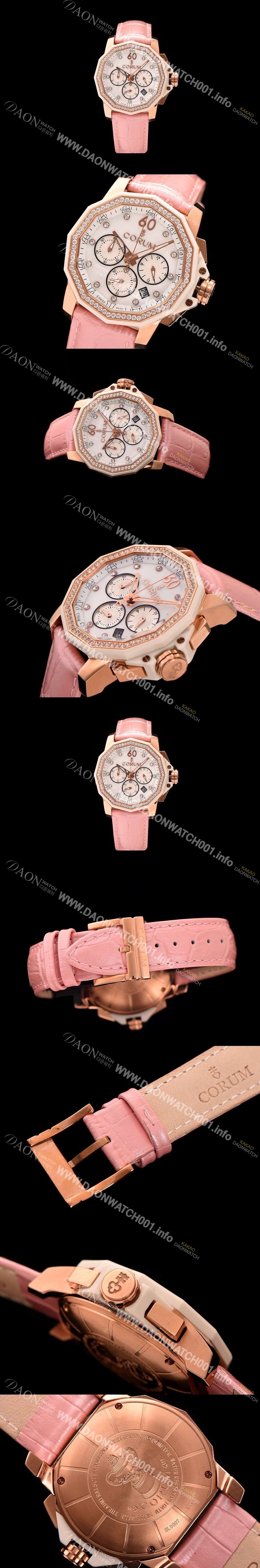 홍콩명품 [코럼] 남성용 애드머를스 컵 크로노 화이트다 COR010