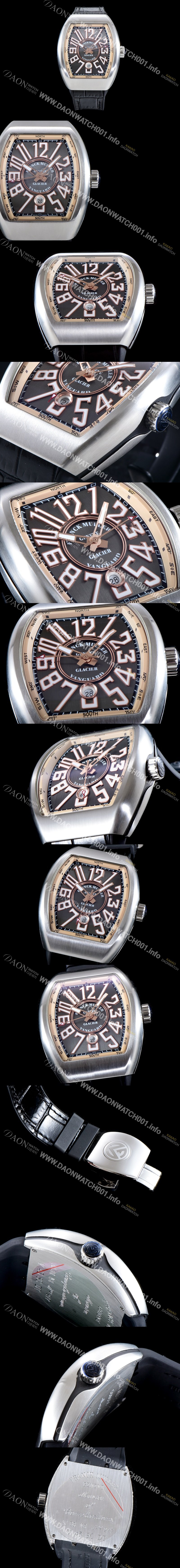 홍콩명품 [프랭크 뮬러] 남성용 마스터 컴플리케이션 V 45 SC DT YACHTING 5N 뱅가드 요팅!! 그레이&골드 다이얼 스위스 ETA 2824-A2오토매틱 FRA0451