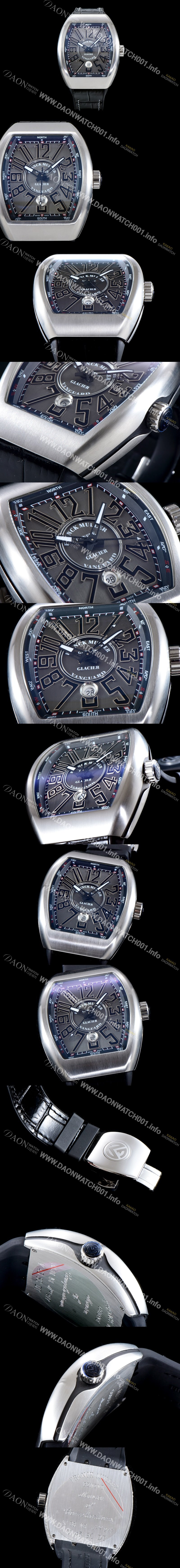 홍콩명품 [프랭크 뮬러] 남성용 마스터 컴플리케이션 V 45 SC DT YACHTING 5N 뱅가드 요팅!! 그레이&블랙 다이얼 스위스 ETA 2824-A2오토매틱 FRA0450