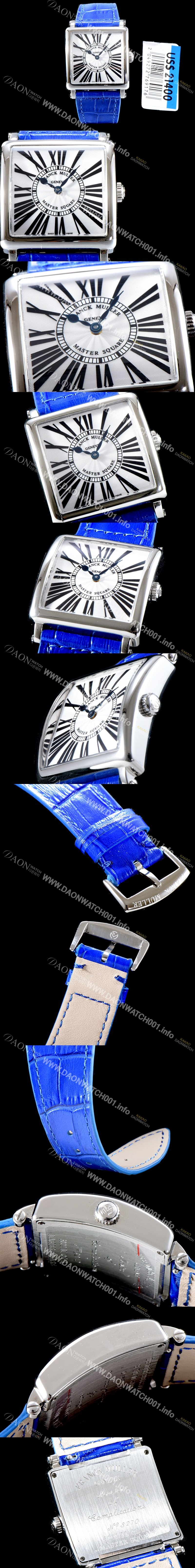 홍콩명품 [프랭크뮬러] 여성용 마스터 스퀘어6002 L QZ V 화이트 다이얼 스위스 정품 쿼츠 무브먼 FRA4401