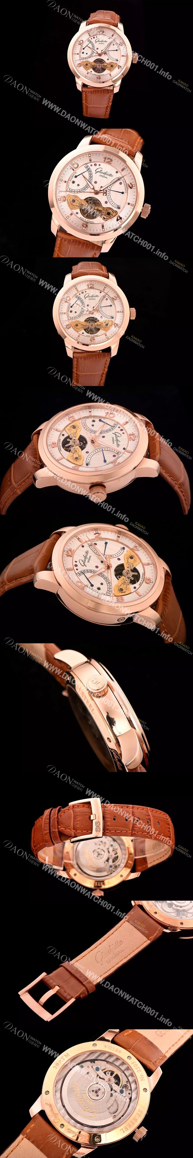 홍콩명품 [글라슈테 오리지날] 남성용 글라슈테 오리지날 시리즈 화이트다이얼 GLA420