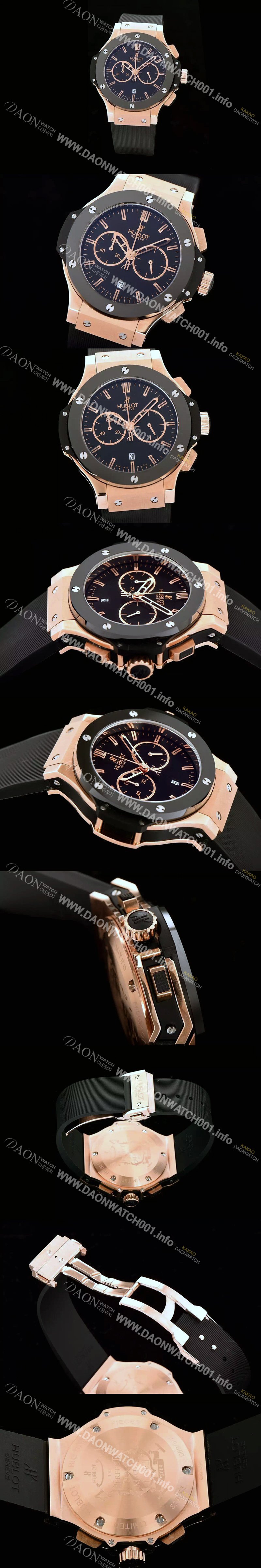 홍콩명품 [휴블렛] 남성용 위블로 빅뱅 리미티드 에디션 쿼츠 42mm 블랙다이얼 HUB4210