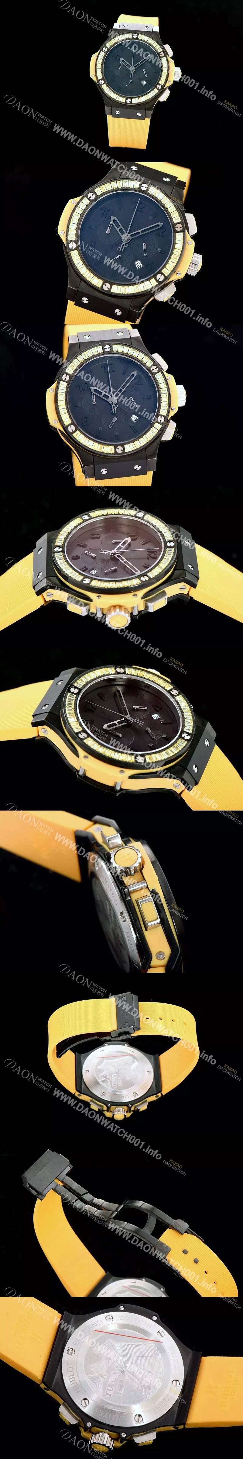 홍콩명품 [휴블렛] 여성용 빅뱅 에볼루션 쿼츠 38mm 블랙다이얼 버젼 HUB4201