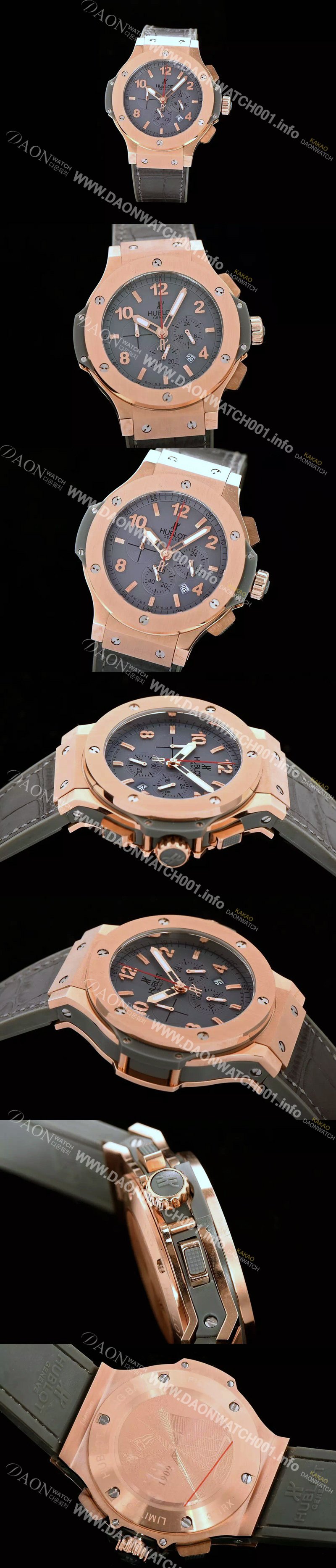 홍콩명품 [휴블렛] 남성용 빅뱅 에볼루션 쿼츠 44mm 버젼 그레이다이얼 HUB4203