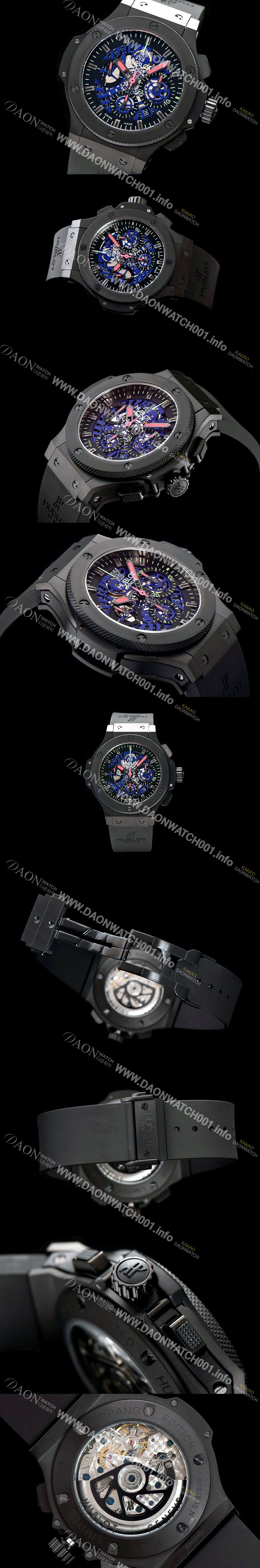 홍콩명품 [휴블렛] 남성용 빅뱅 블루다이얼 오토매틱 HUB0404