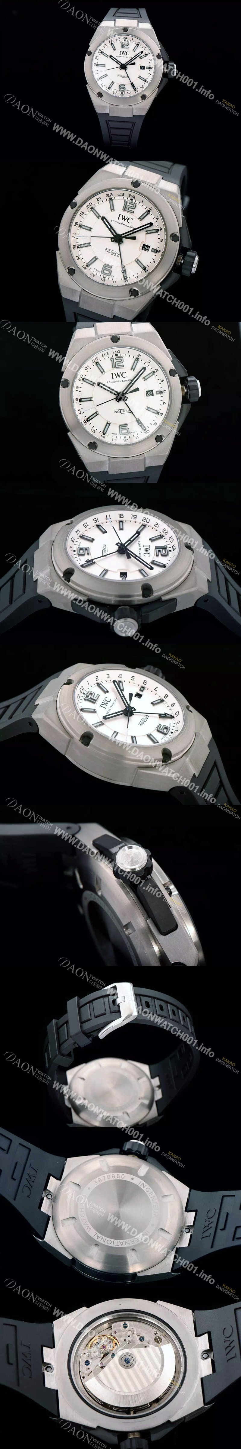 홍콩명품 [아이더블유씨] 남성용 인게뉴어 티타늄 화이트다이얼 Gmt IWC0422