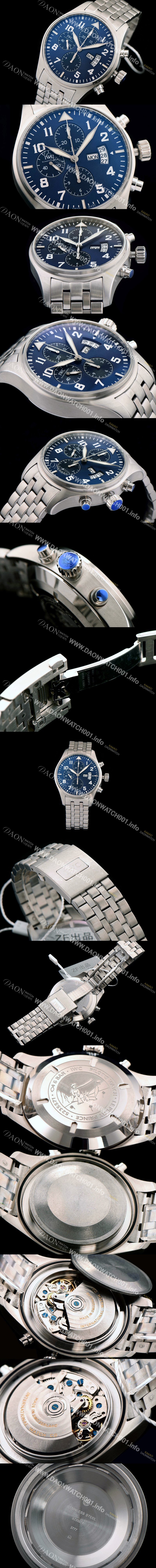 홍콩명품 [아이더블유씨] 남성용 파일럿 어린왕자 리미티드 에디션 블루다이얼 IWC0410