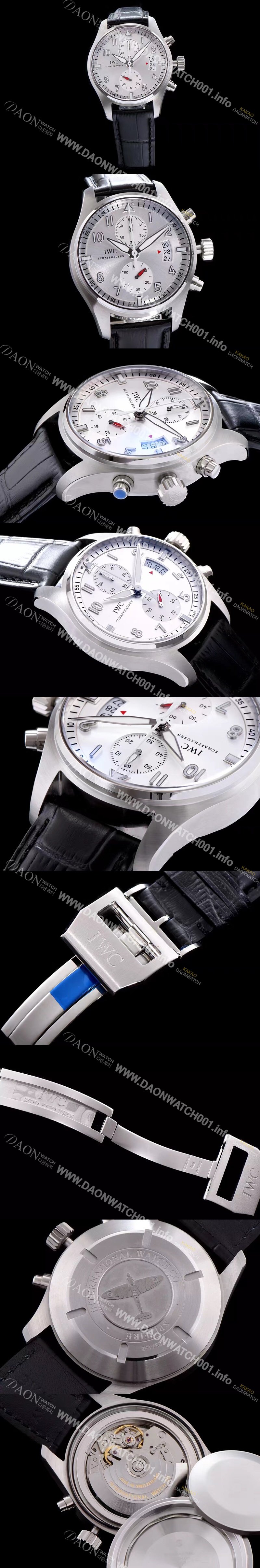 홍콩명품 [아이더블유씨] 남성용 파일럿 7750 오토매틱 무브먼트 실버 다이얼 IWC0400