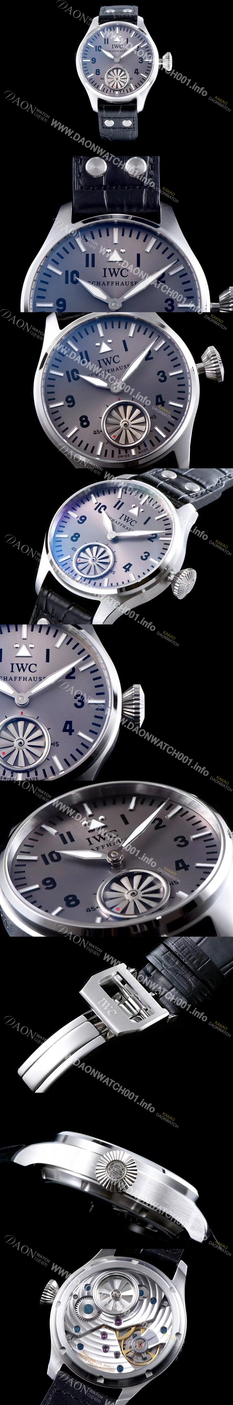 홍콩명품 [아이더블유씨] 남성용 빅 파일럿 마커스 뷸러 터빈 무브먼트 V6F 1:1베스트 에디션 그레이 다이얼 IWC0240