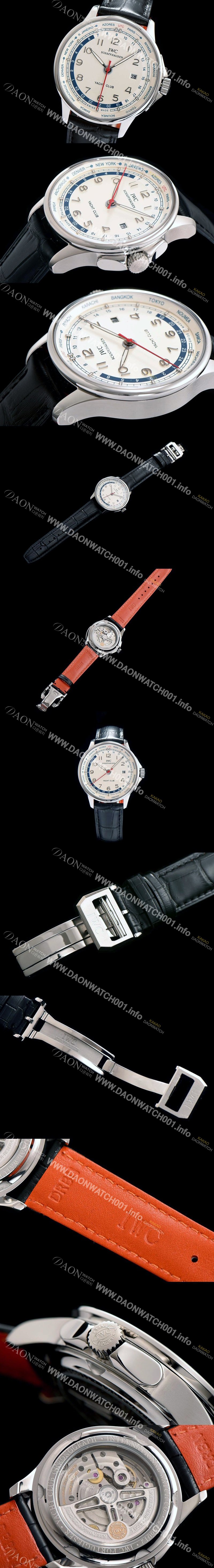 홍콩명품 [아이더블유씨] 남성용 포르투기즈 오토매틱 요트클럽 화이트 다이얼 IWC0215