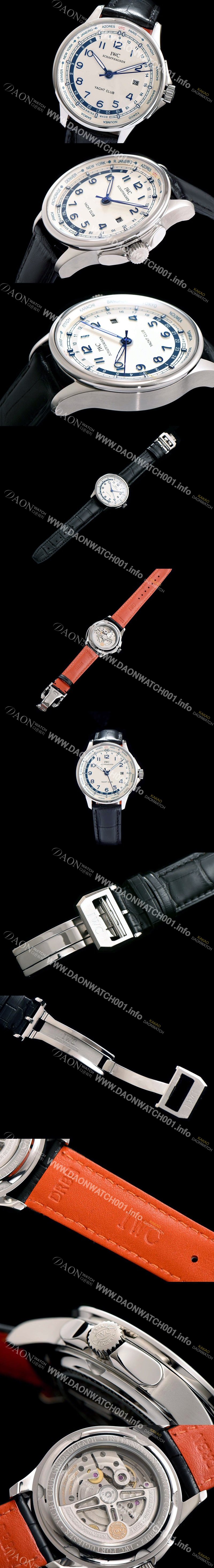 홍콩명품 [아이더블유씨] 남성용 포르투기즈 오토매틱 요트클럽 화이트 다이얼 IWC0211