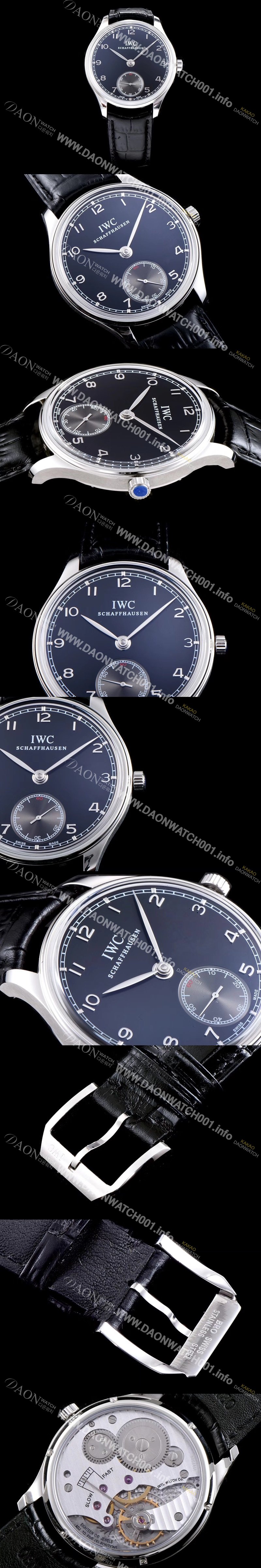 홍콩명품 [아이더블유씨] 남성용 포르투기즈 최고급버전 IW545407 블랙 다이얼 IWC0203