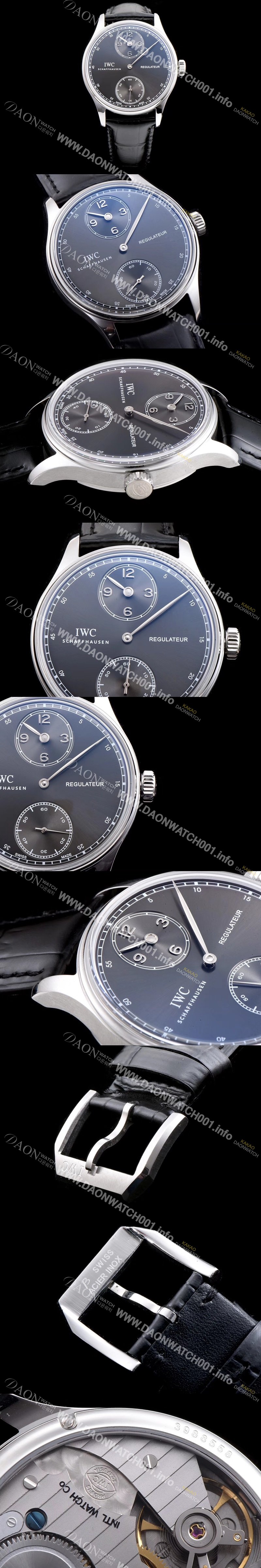 홍콩명품 [아이더블유씨] 남성용 포르투기즈IW544404모델 블랙 다이얼 IWC0102