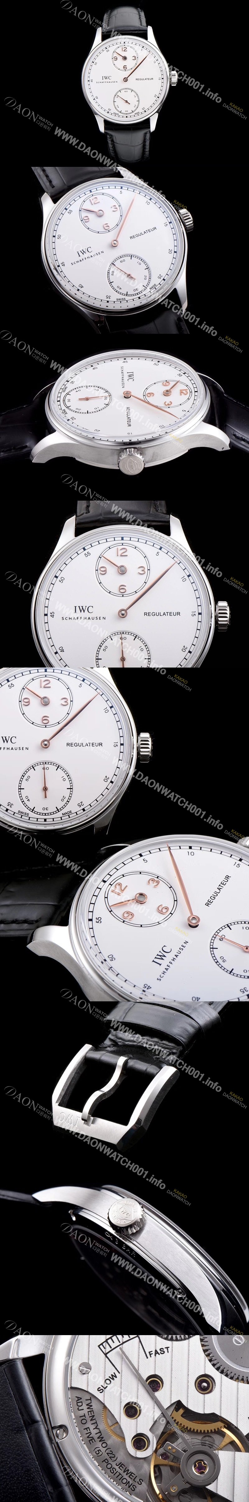 홍콩명품 [아이더블유씨] 남성용 포르투기즈IW544403모델 화이트 다이얼 IWC0100