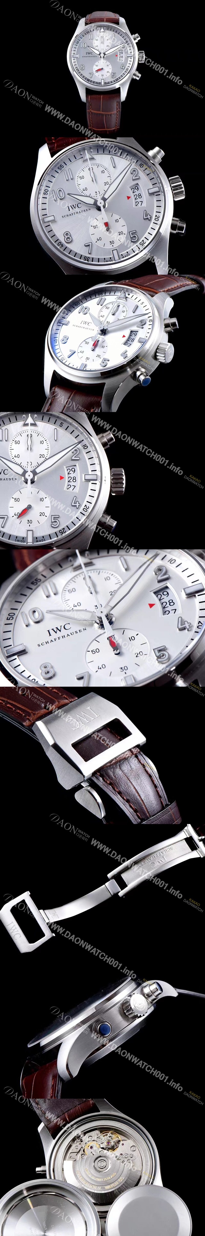 홍콩명품 [아이더블유씨] 남성용 파일럿 IW387809 오토매틱 7750무브먼트 실버 다이얼 IWC4242