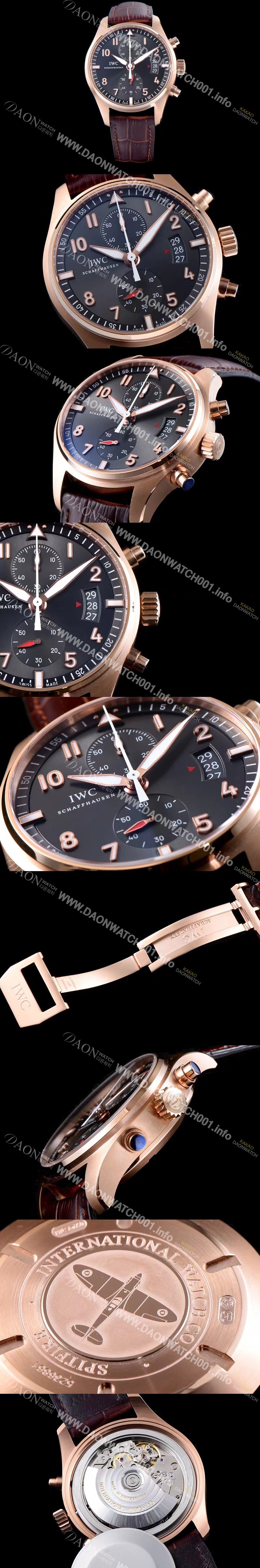 홍콩명품 [아이더블유씨] 남성용 파일럿 IW387803 오토매틱 7750무브먼트 그레이 다이얼 IWC4240