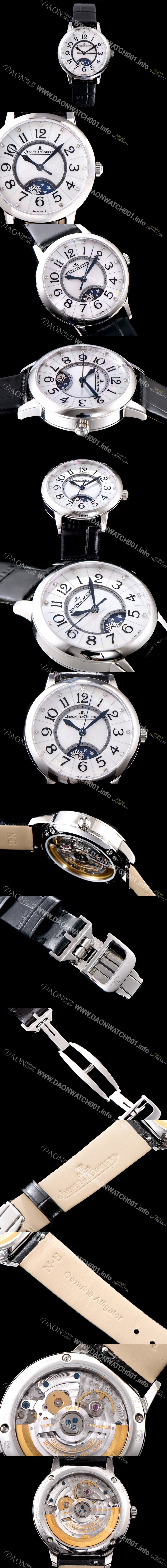 홍콩명품 [예거르꿀르뜨] 남성용 랑데부 나잇&데이 3468490 레이디 워치 문페이즈 자개 다이얼 오토매틱 무브먼트 JAG0420