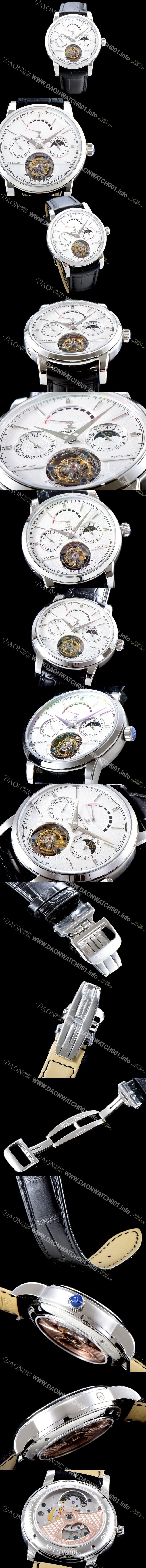 홍콩명품 [예거르쿨트르] 남성용 마스터 그랑 트래디션 5043480 퀀템 퍼페추얼 화이트 다이얼 아시안 투어빌론 탑재 무브먼트 JAG0411