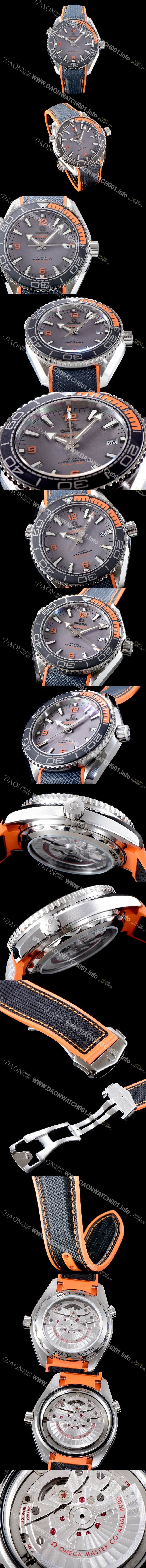 홍콩명품 [오메가] 남성용 신형 그레이 다이얼 UP!! 씨마스터 플래닛 오션600M 코-액시얼 마스터 크로노미터 43.5MM 오토매틱 무브먼트 OMG0120
