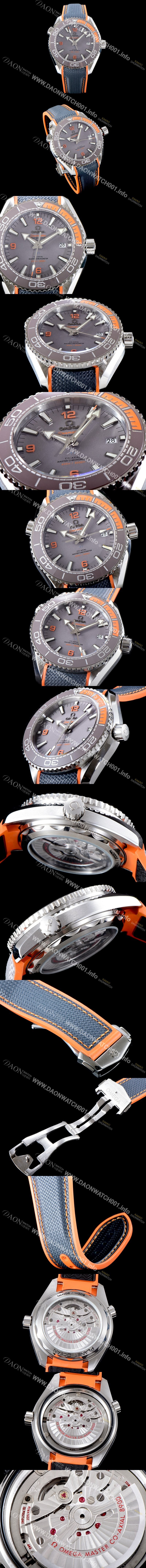 홍콩명품 [오메가] 남성용 신형 그레이 다이얼 UP!! 씨마스터 플래닛 오션600M 코-액시얼 마스터 크로노미터 43.5MM 오토매틱 무브먼트 OMG01101