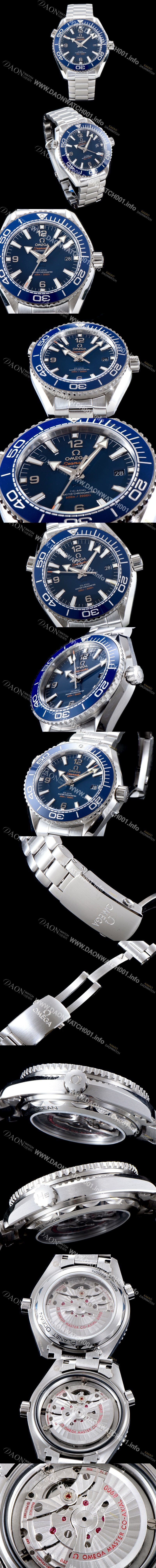 홍콩명품 [오메가] 남성용 최신버전 업그레이드형!! 씨마스터 플래닛 오션600M 코-액시얼 마스터 크로노미터 43.5MM 블루 다이얼 오토매틱 무브먼트 OMG0111