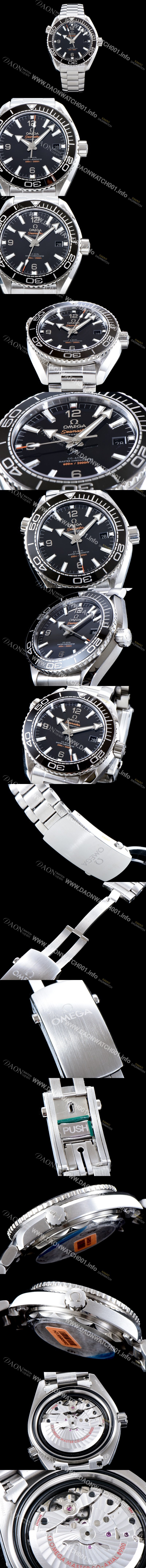 홍콩명품 [오메가] 남성용 최신버전 업그레이드형!! 씨마스터 플래닛 오션600M 코-액시얼 마스터 크로노미터 43.5MM 블랙 다이얼 오토매틱 무브먼트 OMG0110