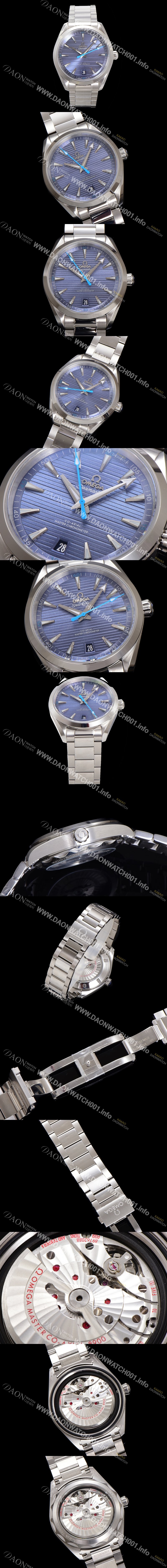 홍콩명품 [오메가] 남성용 씨마스터 220.10.41.21.03.002 아쿠아테라 코-액시얼 41mm 오토매틱 Cal.8900 타입 블루 다이얼 omg20236