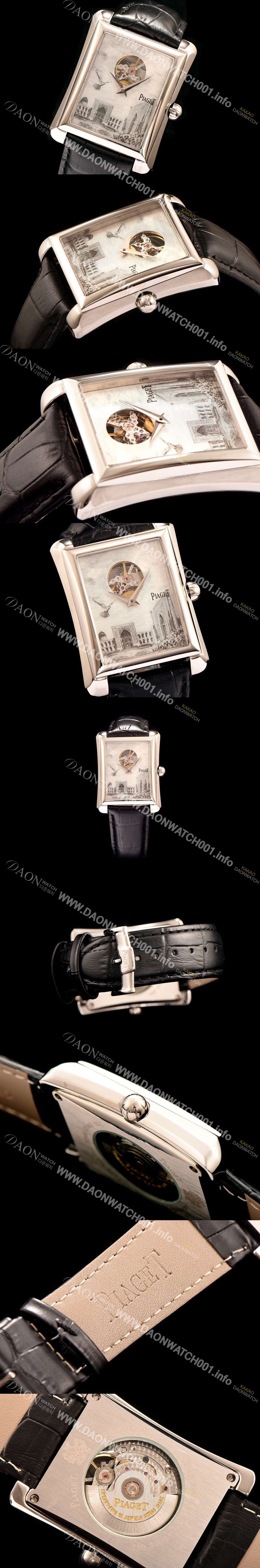 홍콩명품 [피아제] 남성용 엠퍼라도 화이트 다이얼 오토매틱 무브먼트 PIA4202