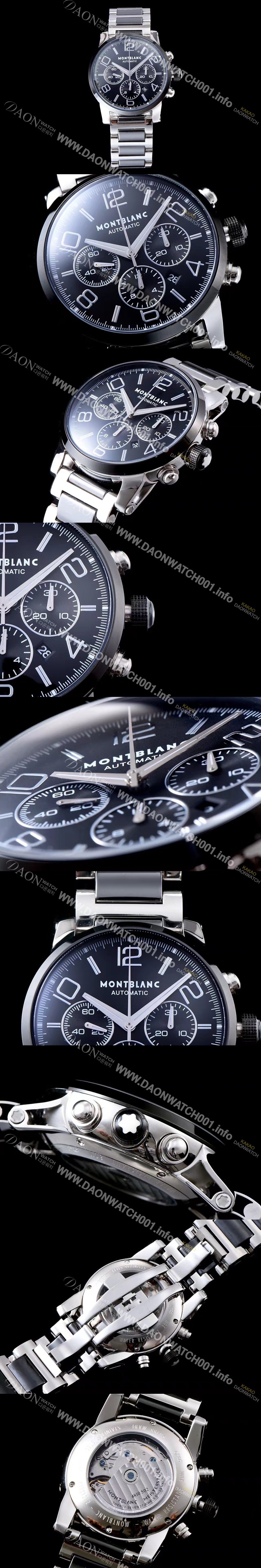 홍콩명품 [몽블랑] 남성용 타임워커 크로노그래프 블랙 다이얼 오토매틱 무브먼트 MON42000