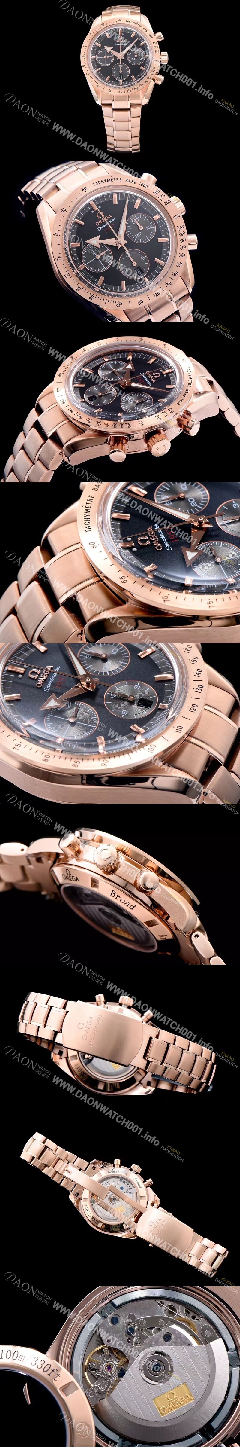 홍콩명품 [오메가] 남성용 스피드 마스터 블랙 다이얼 오토매틱 무브먼트 OMG0013