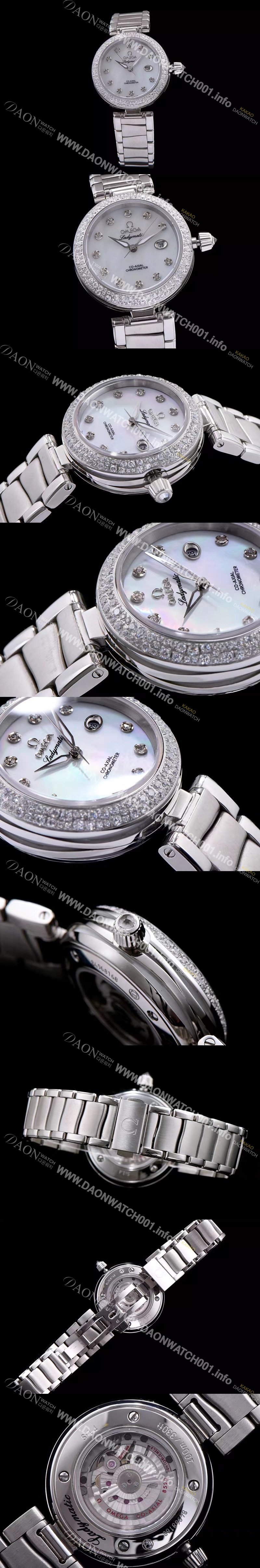 홍콩명품 [오메가] 여성용 드빌 화이트 다이얼 오토매틱 무브먼트 OMG0302