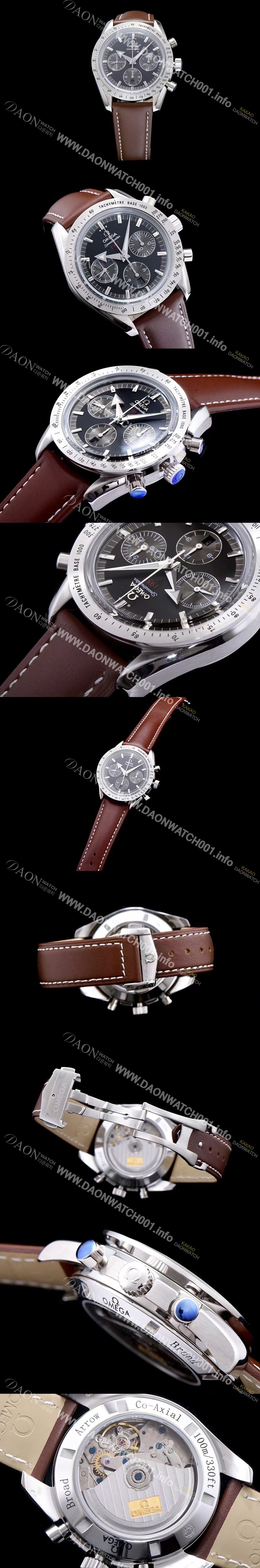 홍콩명품 [오메가] 남성용 스피드마스터 1957 블랙 다이얼 오토매틱 무브먼트 OMG0340