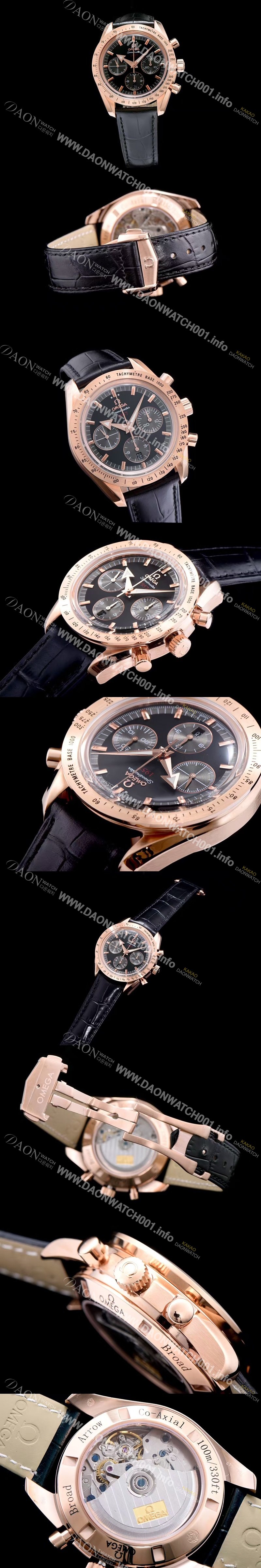 홍콩명품 [오메가] 남성용 스피드마스터 1957 블랙 다이얼 오토매틱 무브먼트 OMG0340