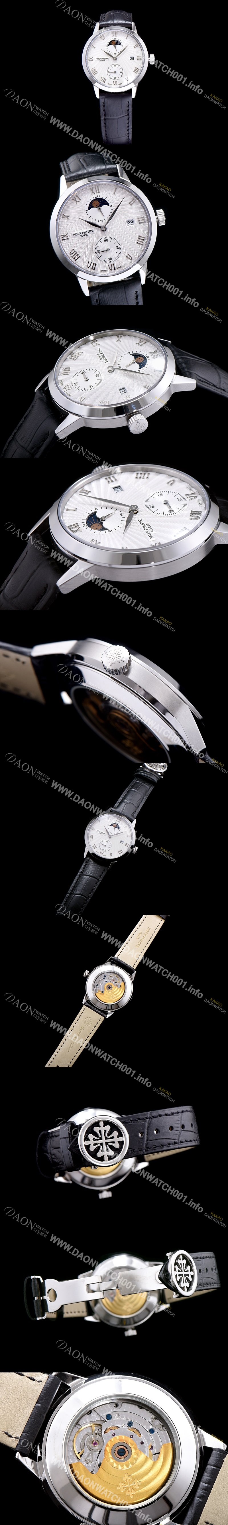 홍콩명품 [파텍필립] 남성용 그렌드 컴플리케이션 화이트 다이얼 오토매틱 무브먼트 PAT0210