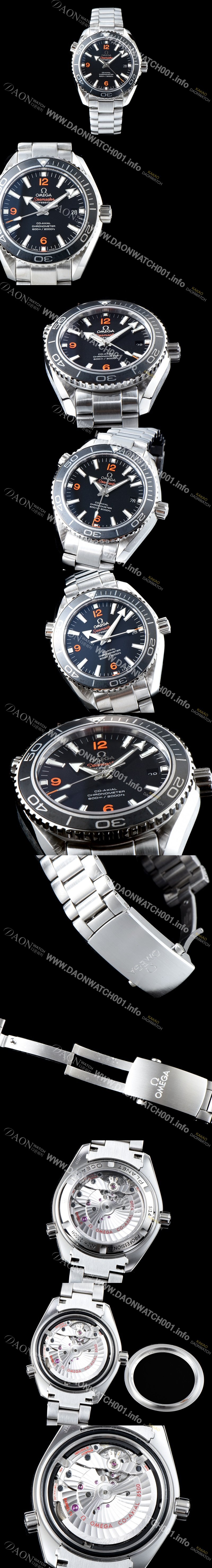 홍콩명품 [오메가] 남성용 시마스터 플래닛 오션 프로패셔널 세라믹 베젤 45mm 오토매틱 무브먼트 OMG0300
