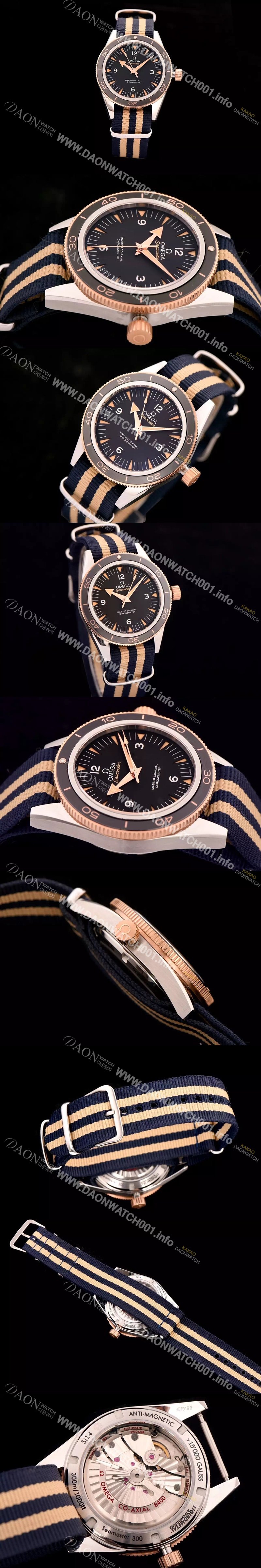 홍콩명품 [오메가] 남성용 시마스터 300 마스터 리퀴드 베스트 에디션 오토매틱 무브먼트 OMG00016