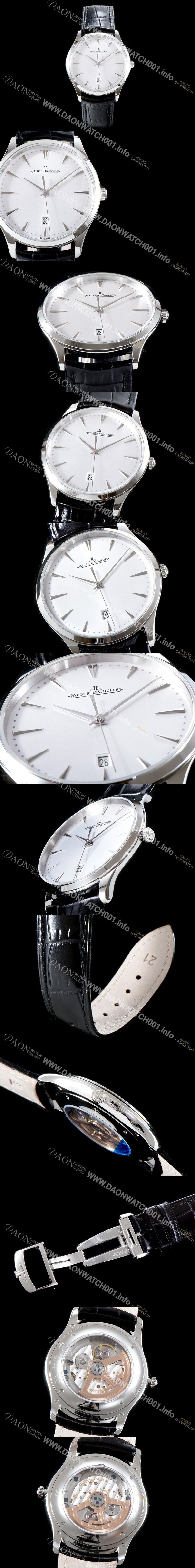 홍콩명품 [예거르꿀뜨르] 남성용 마스터 울트라 씬 데이트1288420 플래식한 40MM UP!! 실버 다이얼 오토매틱 무브먼트 JAG0400