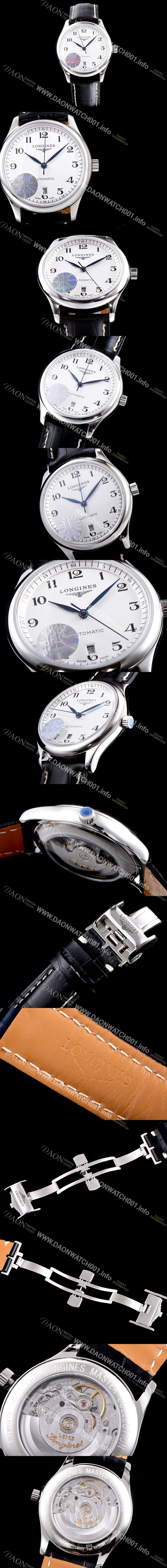 홍콩명품 [론진] 남성용 마스터 L2.628.4.78.3 스테인레스 스틸 화이트다이얼 LON4201