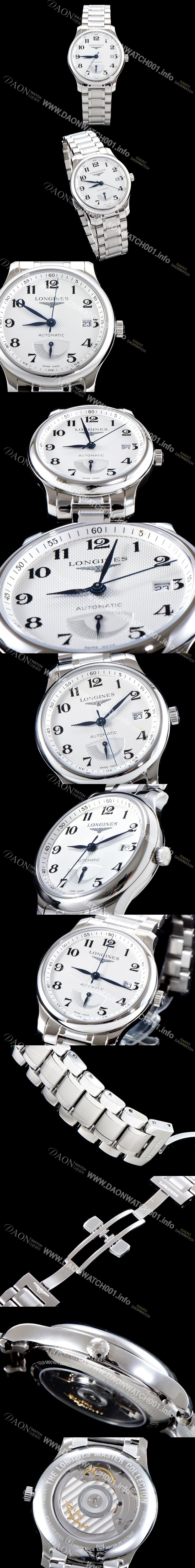 홍콩명품 [론진] 남성용 마스터 L2.666.4.78.6 컬렉션 오토메틱 데이트 블랙다이얼 LON0413