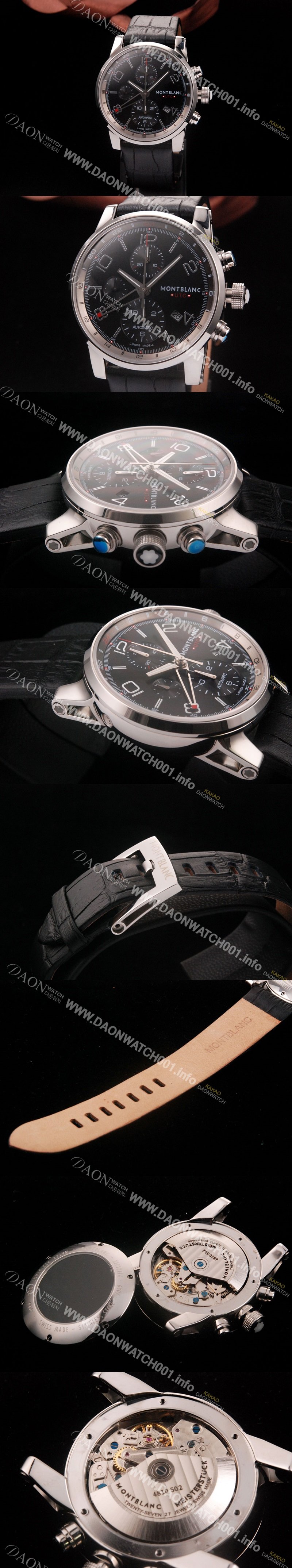 홍콩명품 [몽블랑] 남성용 타임워커 크로노 SS 블랙 다이얼 43mm MON4230