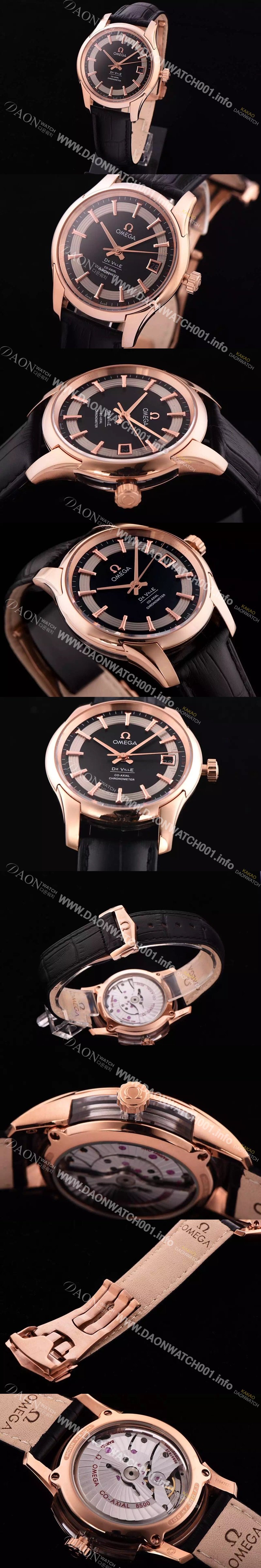 홍콩명품 [1:1수제공정형 무브 UP!] 남성용 [오메가] 남성용 드빌 아워비전 워치 41mm 블랙다이얼 OMG01104