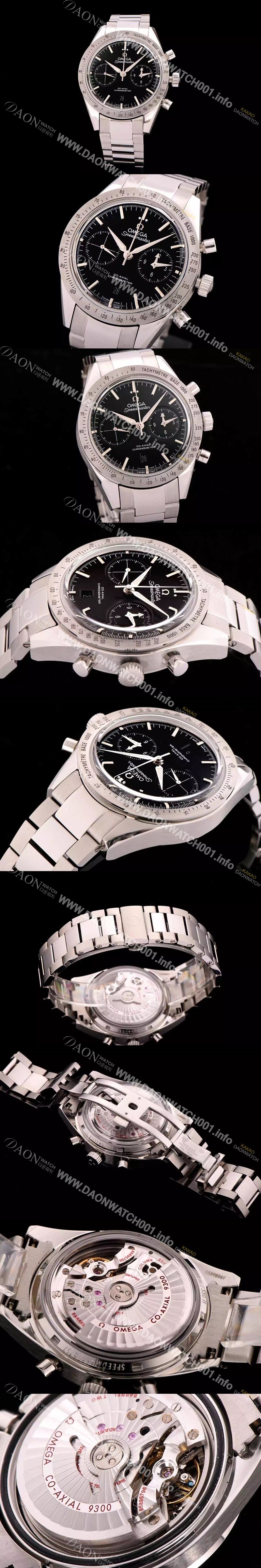 홍콩명품 [오메가] 남성용 스피드마스터 크로노그래프 블랙다이얼 OMG0101